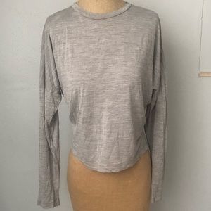 DSQUARED2 Women’s Soft Grey Long Sleeve T-Shirt